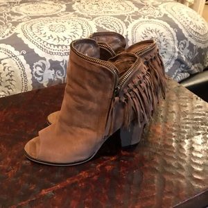Size 10 Cato open toe boots